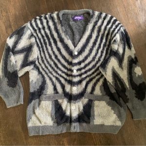 FA Acid Hairy Cardigan
